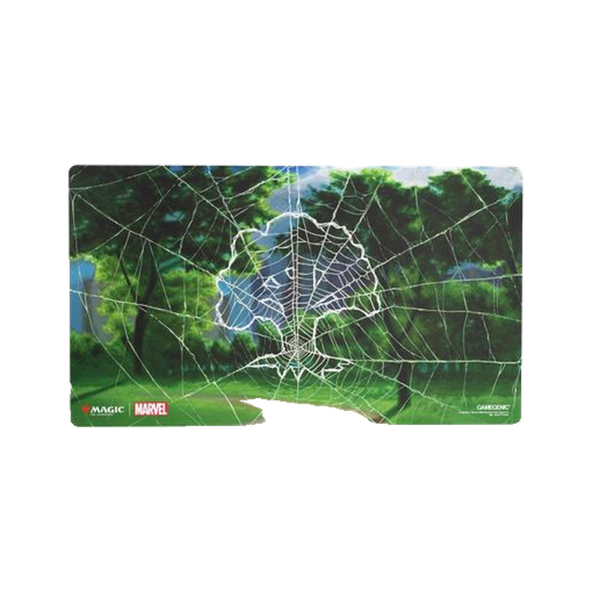 Magic: The Gathering Marvel's Spider-Man Shiny Playmat - Spider-Man Forest