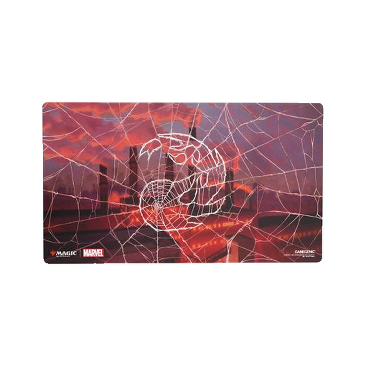 Magic: The Gathering Marvel's Spider-Man Shiny Playmat - Spider-Man Mountain