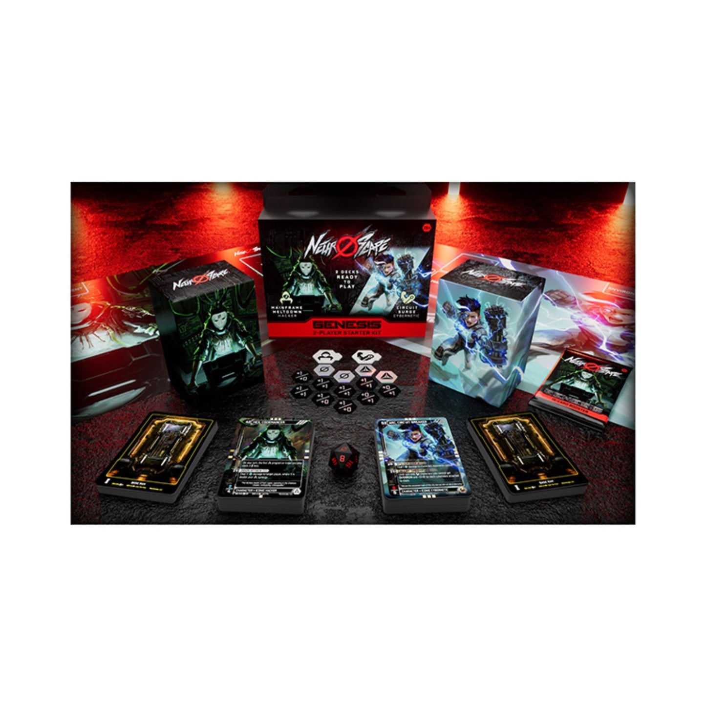 Neuroscape TCG: Genesis Unlimited 2-Player Starter Kit (Hacker/Cybernetic)
