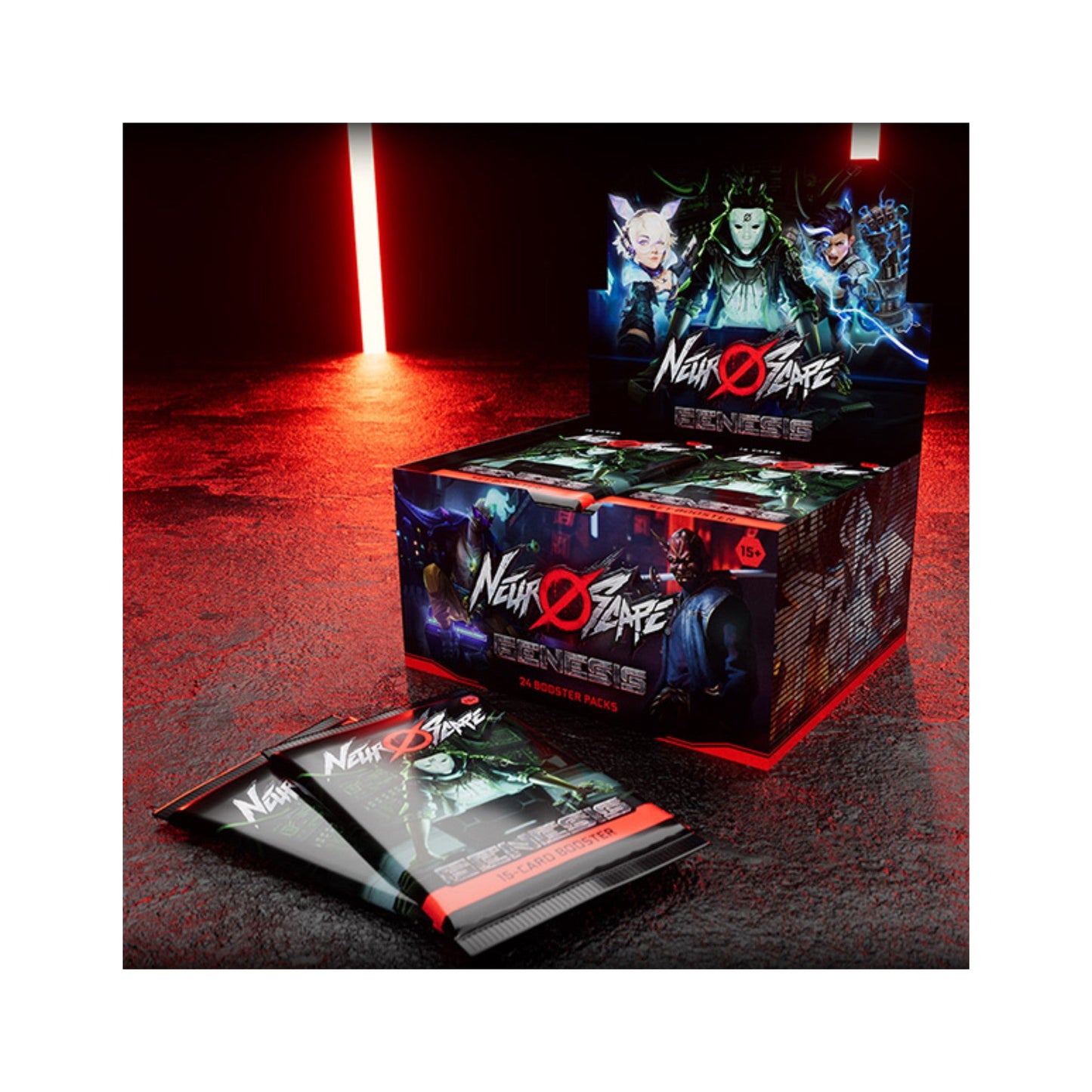 Neuroscape TCG: Genesis Unlimited Booster Display