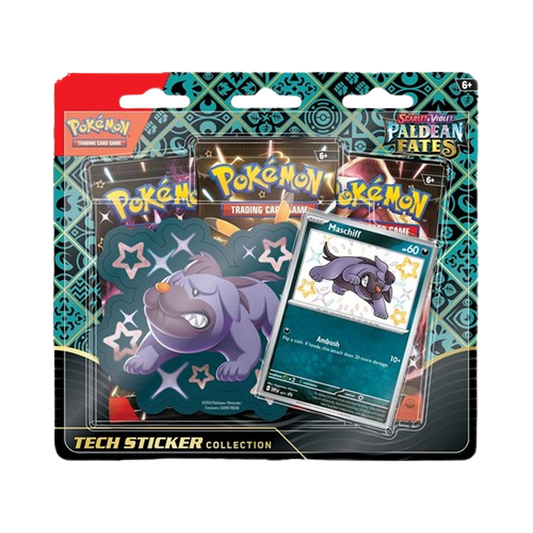 Paldean Fates Tech Sticker Collection - Maschiff