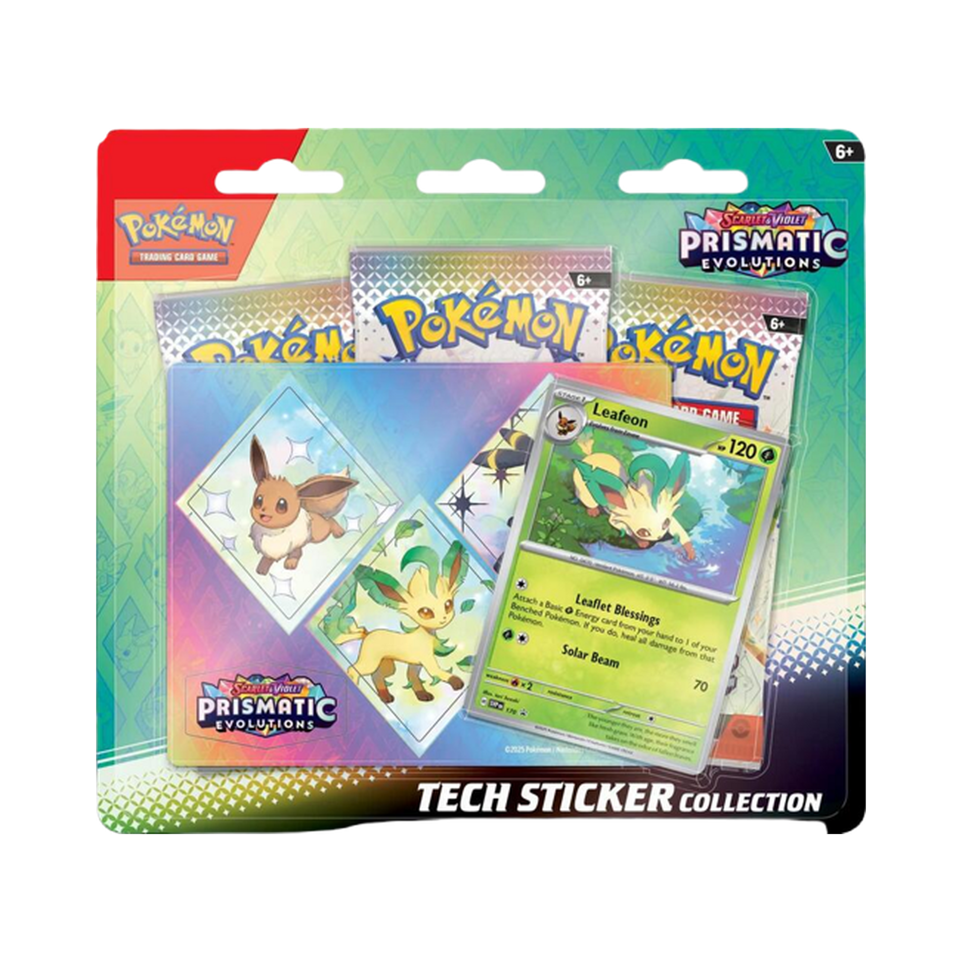 Prismatic Evolutions Tech Sticker Collection [Leafeon]