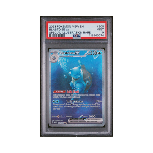 2023 Pokemon 151 Blastoise EX #200 PSA 9