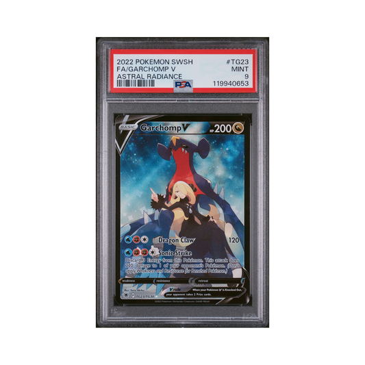 2022 Pokemon Sword & Shield Astral Radiance Garchomp V #TG23 PSA 9