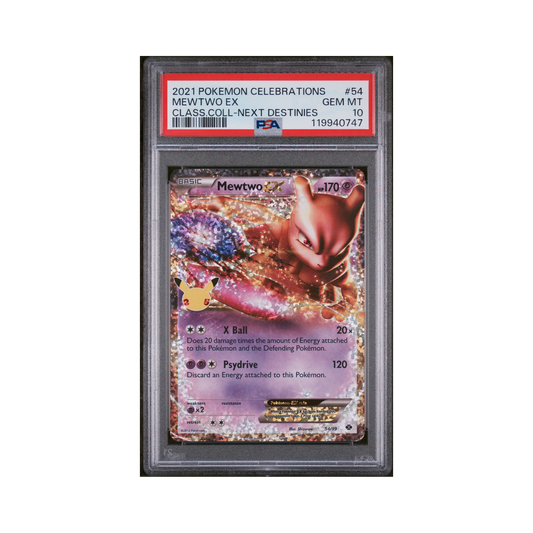 2021 Pokemon Celebrations Classic Collection Mewtwo EX #54 PSA 10