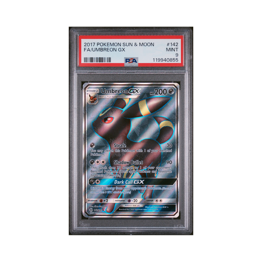2017 Pokemon Sun & Moon Umbreon GX #142 PSA 9