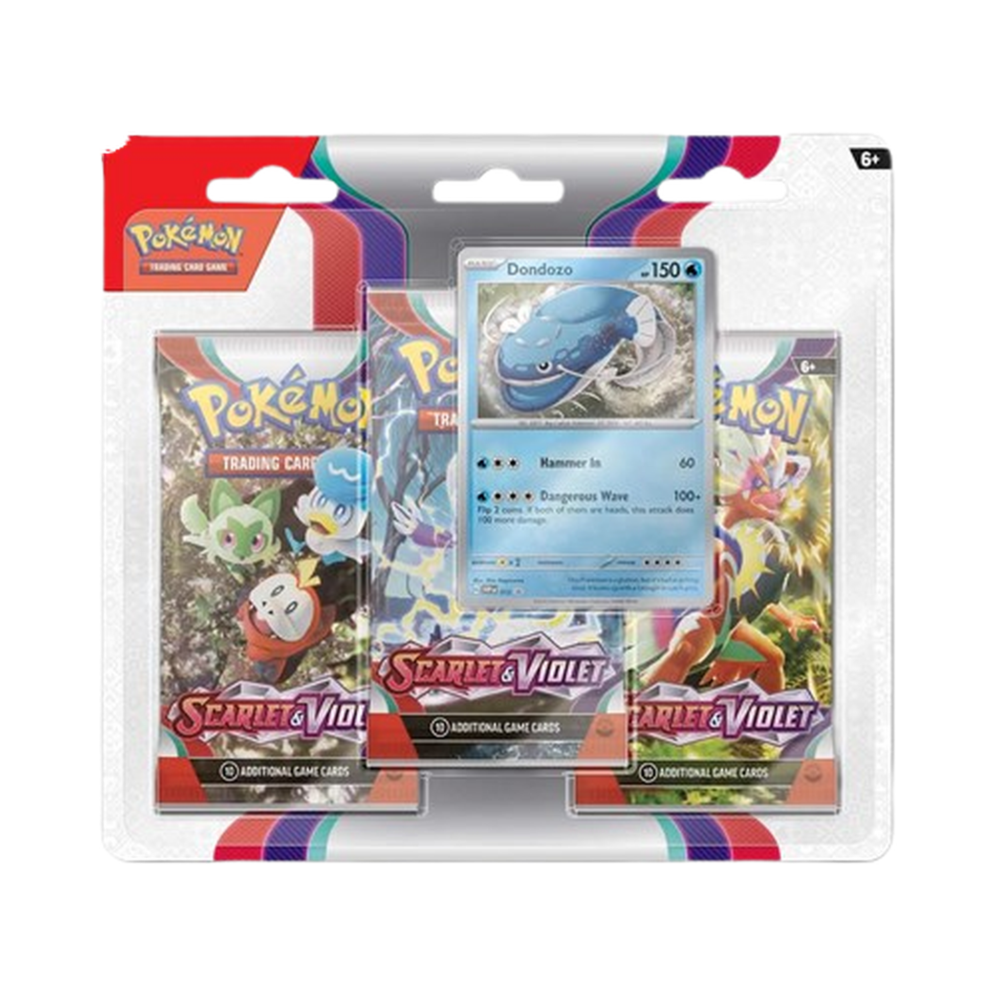 Scarlet & Violet 3-Pack Blister - Dondozo