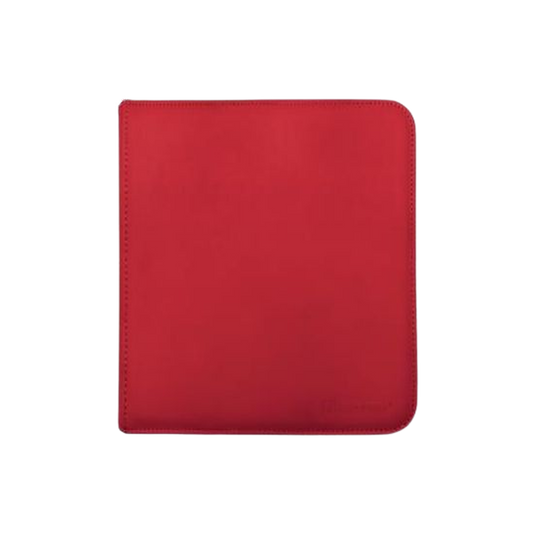 Vivid 12-Pocket Zippered PRO-Binder - Red